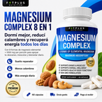 FITPLUS Magnesium Complex 8 en 1 – 60CAPS
