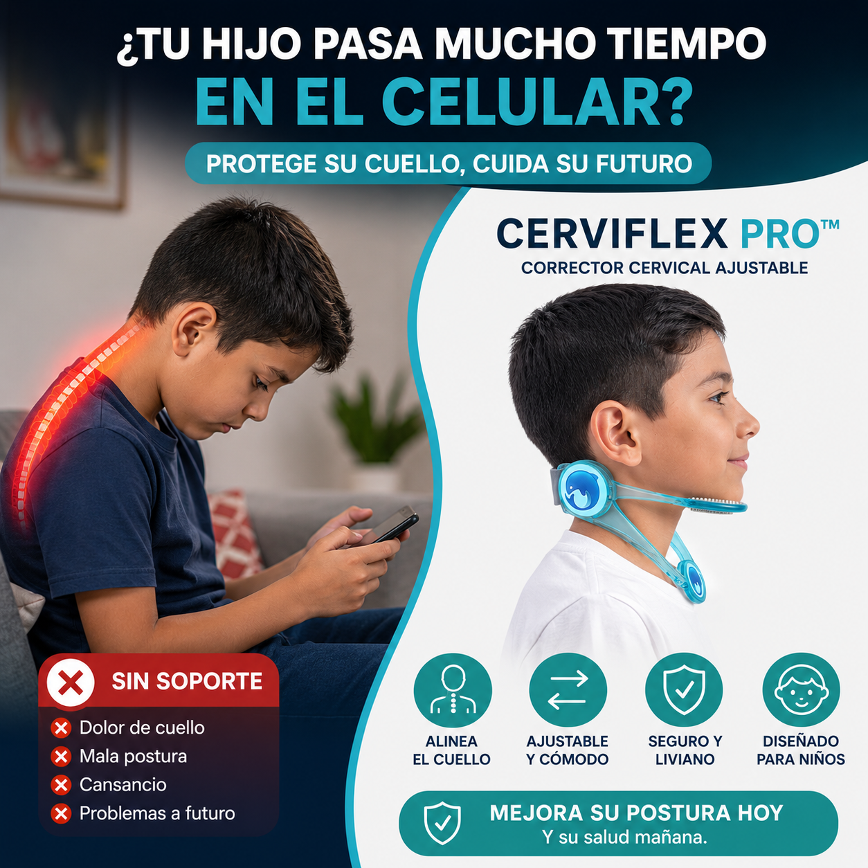 CerviFlex Pro™ Corrector de postura