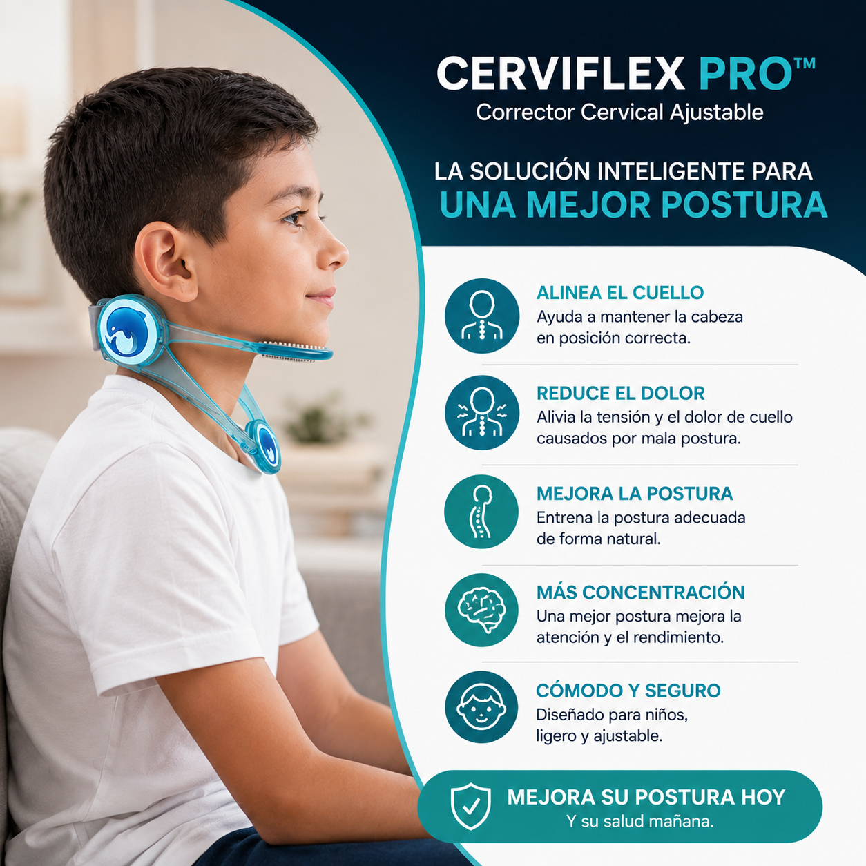 CerviFlex Pro™ Corrector de postura