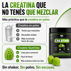 CREATINA GUMMIES SABOR MANZANA VERDE