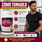 Organic Beet Root | 30 Cápsulas