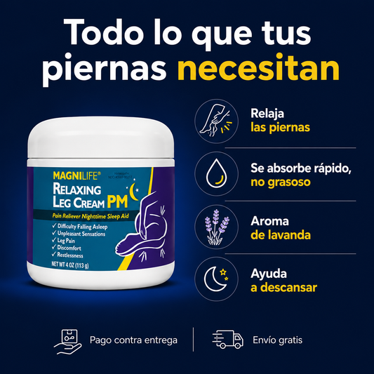 Crema Relajante de Piernas Noche — MagniLife®