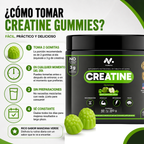 CREATINA GUMMIES SABOR MANZANA VERDE